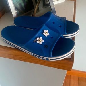 Crocs blue sandals